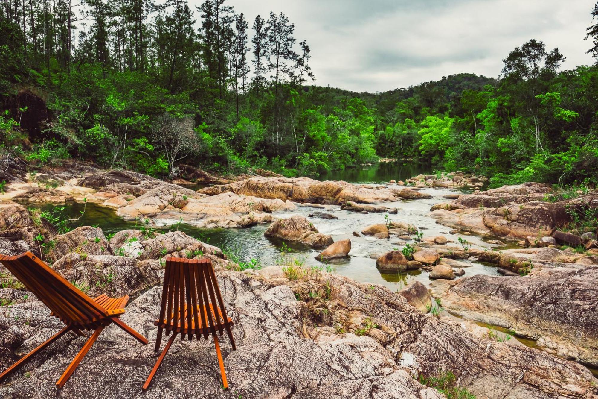 Gaia Riverlodge Unitedville Kültér fotó